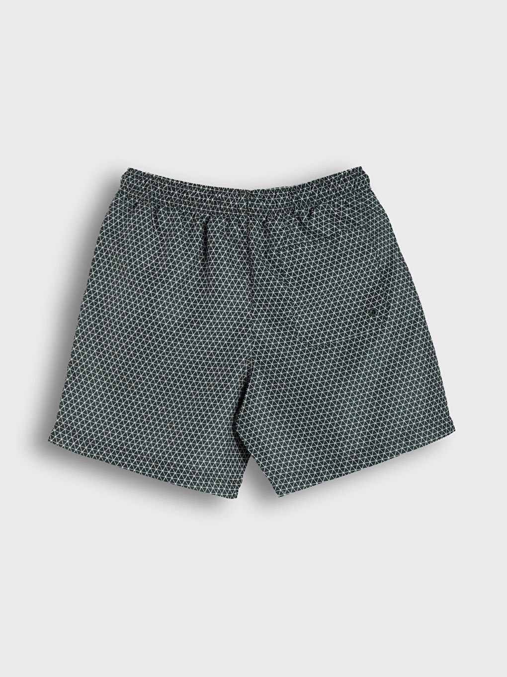 Short Patterned Men's Swimming Shorts-1