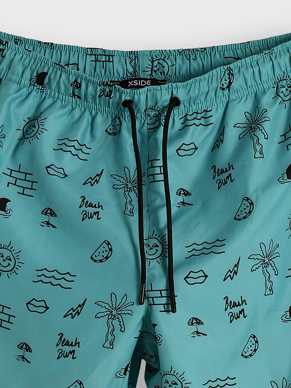 شورت سباحة منقوش للرجال-2