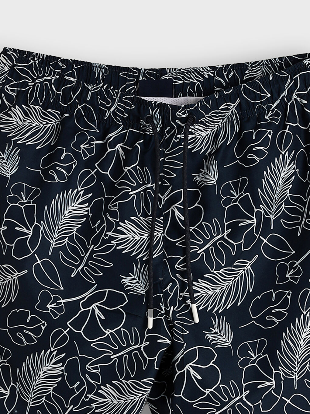 Short Patterned Men's Swimming Shorts-2