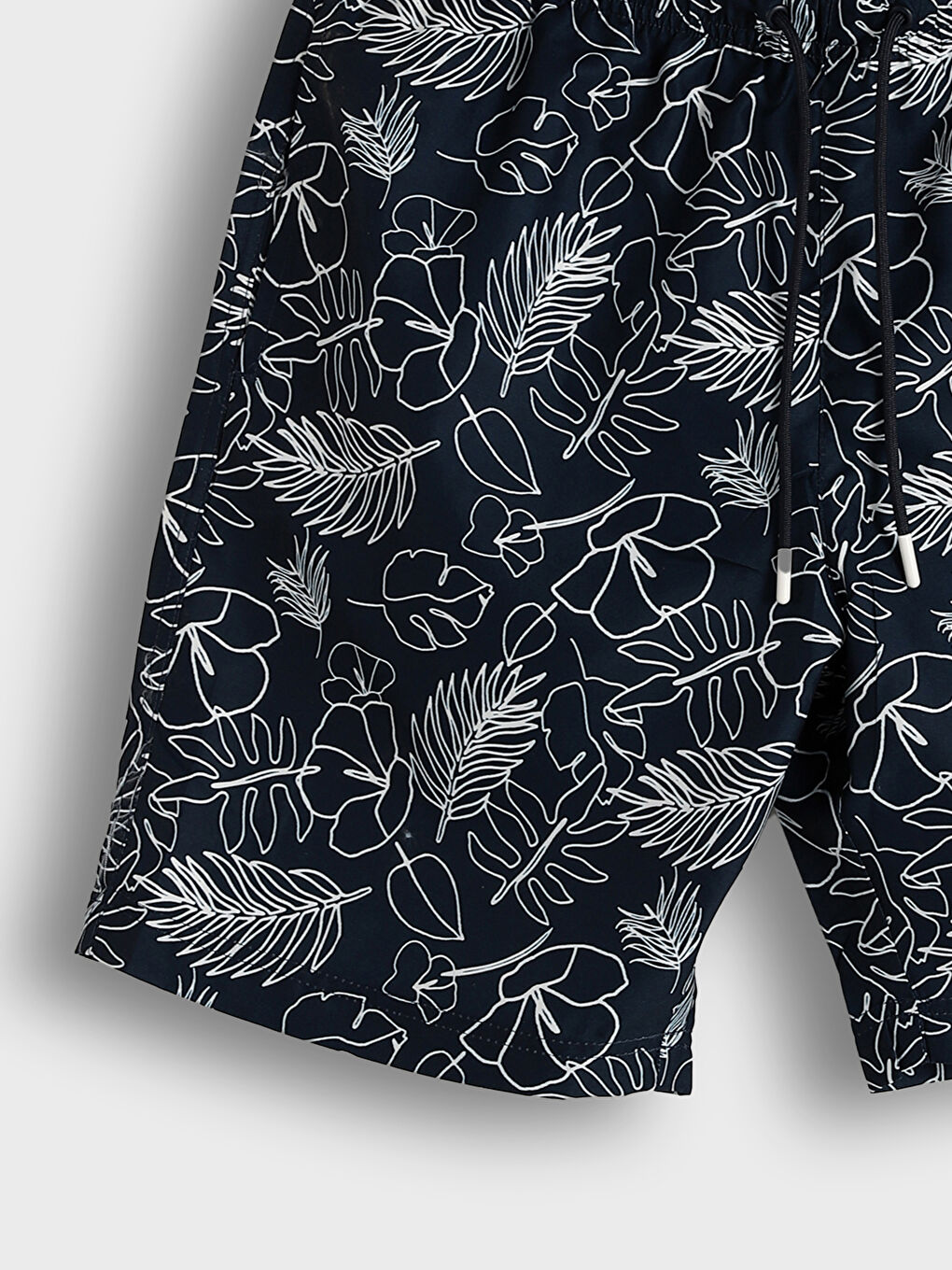 Short Patterned Men's Swimming Shorts-3