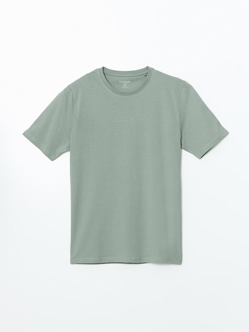 Crew Neck Printed Jersey Men's T-Shirt -S5FM87Z8-YPG
