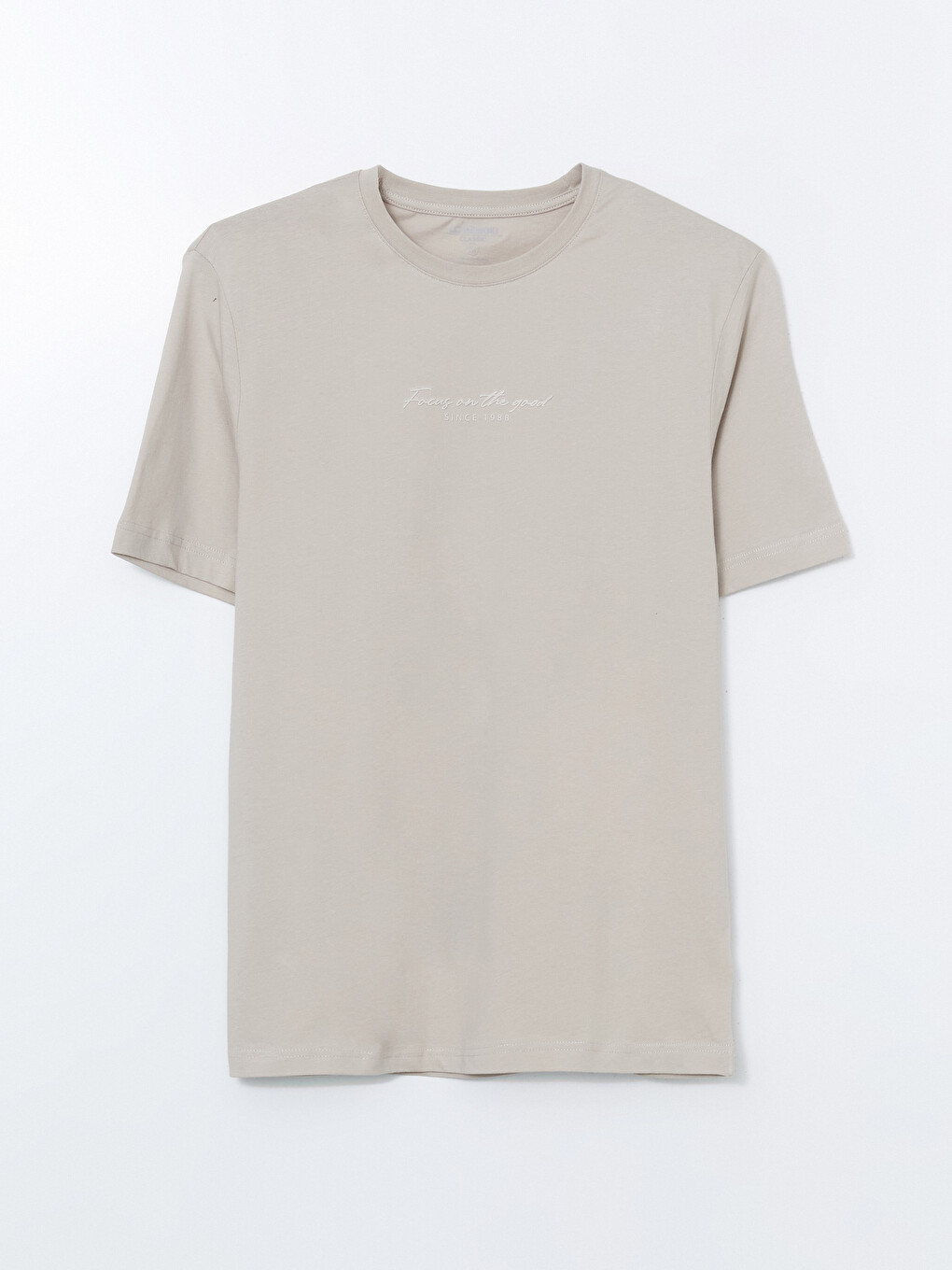 Crew Neck Printed Jersey Men's T-shirt-4