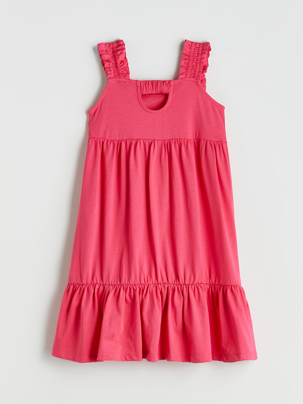 Square Neck Girls' Dress