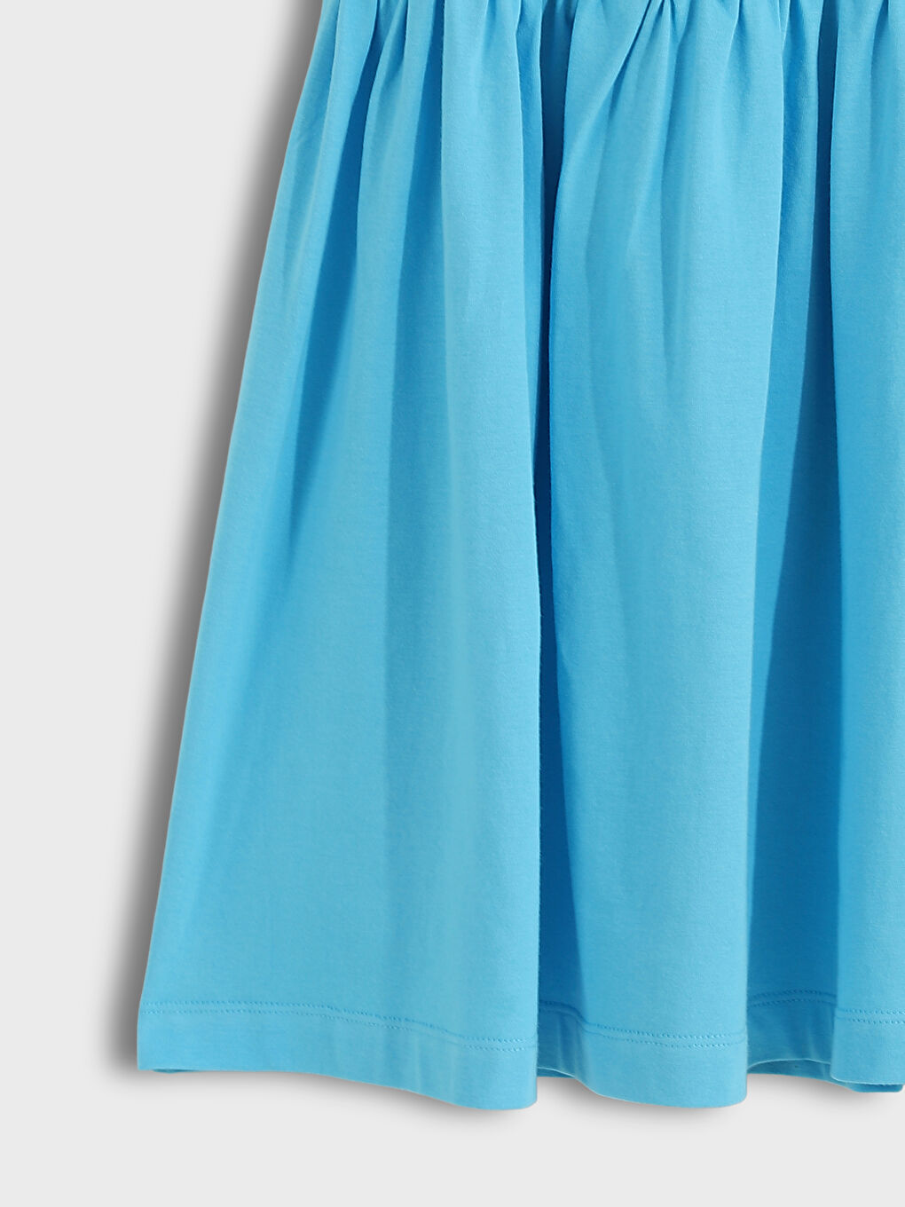 Crew Neck Girls' Dress-2