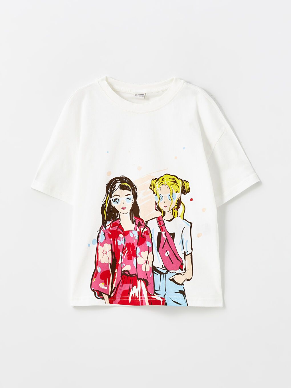ياقة بنت رسمة تيشيرت و سالوبيت شورت ٢ -حزمة -S5FN00Z4-R9J