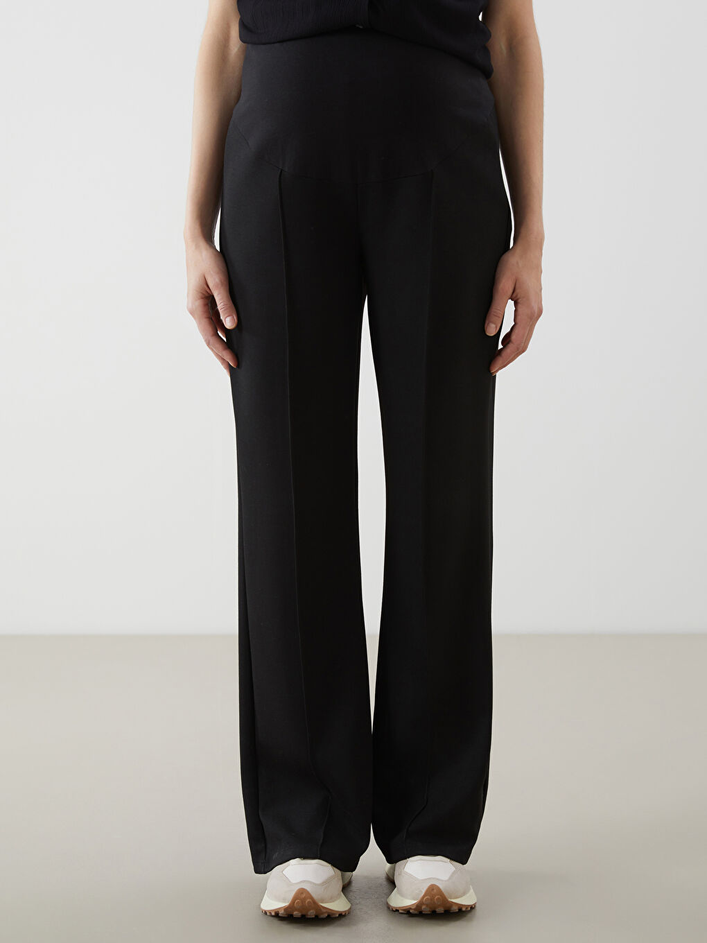 Pregnant Sweatpants Bottom With Elastic Waist -S5FN08Z8-CVL