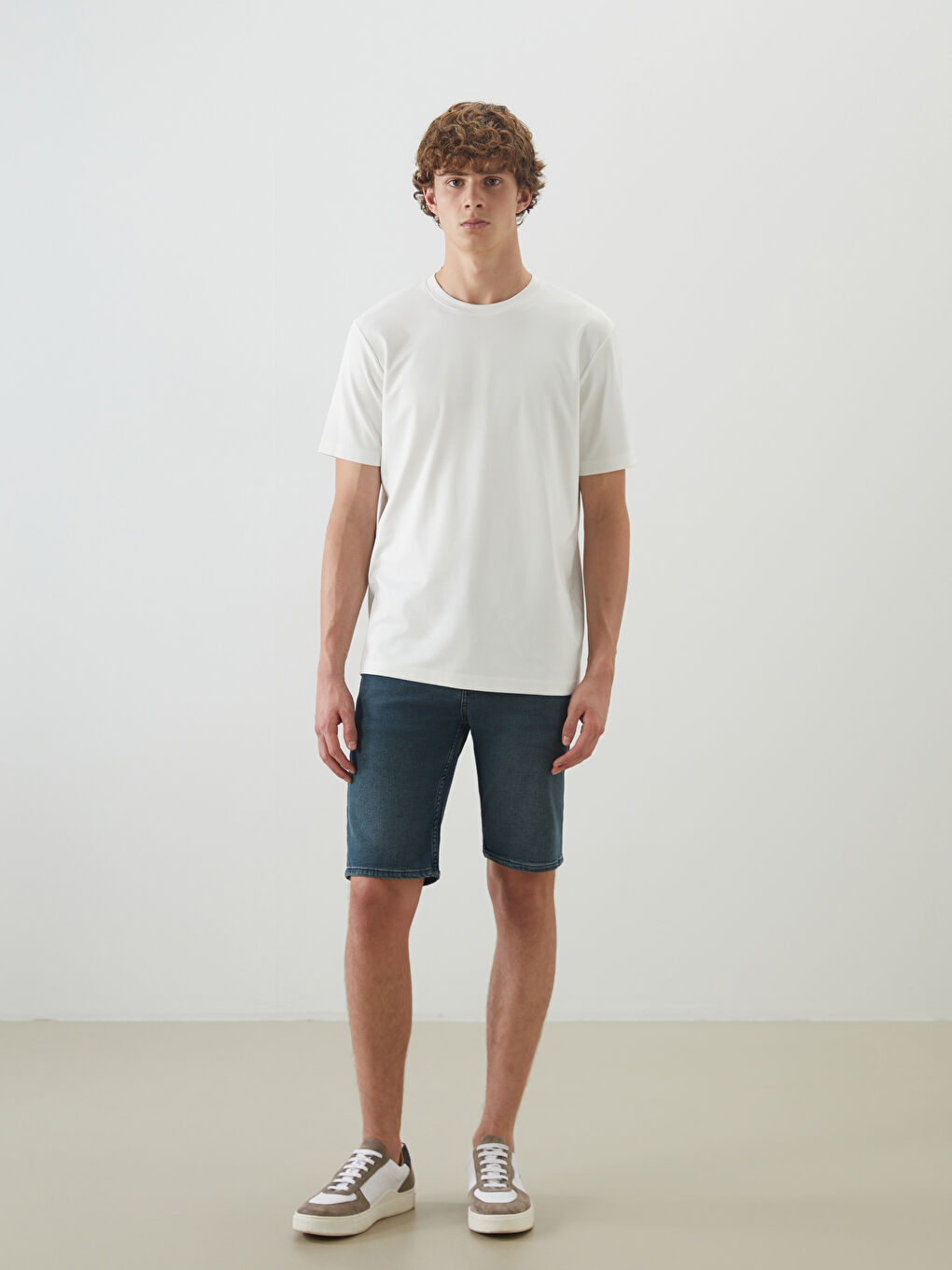 Super Skinny Fit Men's Denim Shorts -S5FN10Z8-309