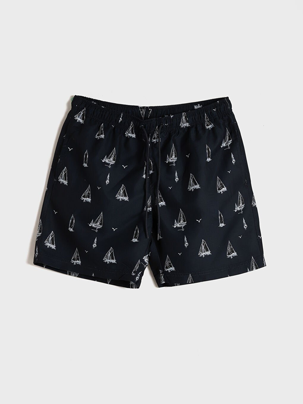 Short Patterned Men's Swimming Shorts