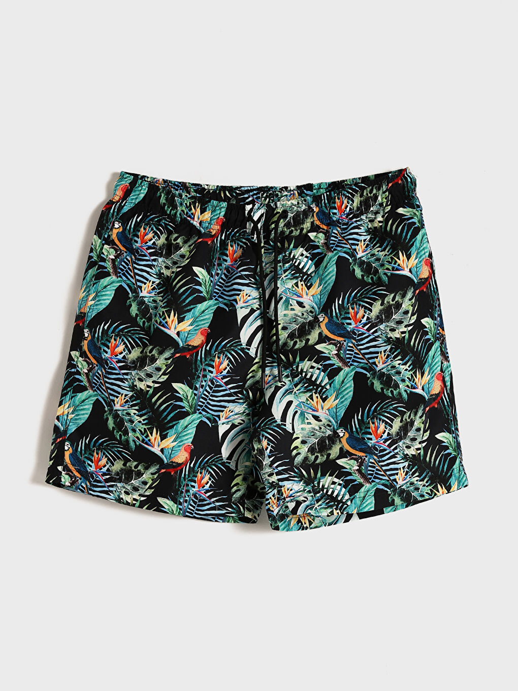 Short Patterned Men's Swimming Shorts