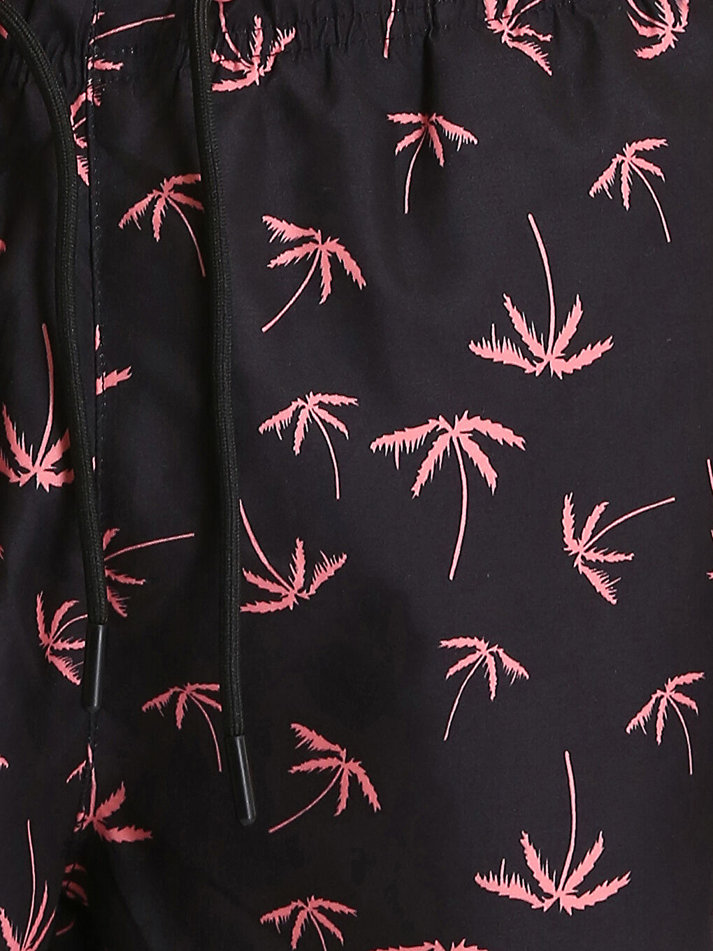 Short Patterned Men's Swimming Shorts-2