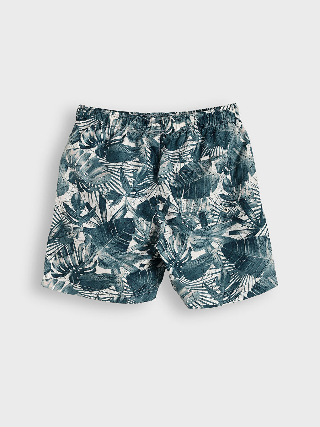 Short Patterned Men's Swimming Shorts-1