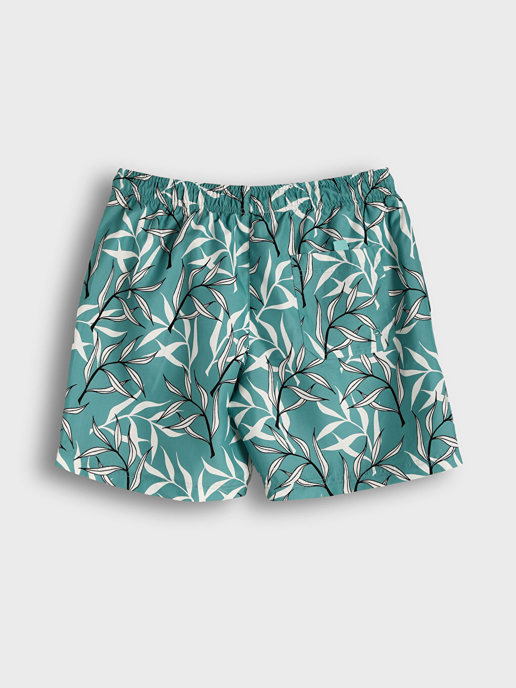 شورت سباحة منقوش للرجال-1