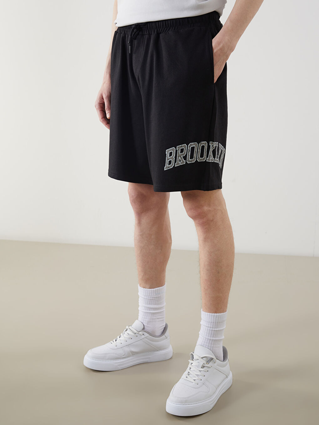 Standard Fit Printed Men's Shorts -S5FN24Z8-CVL