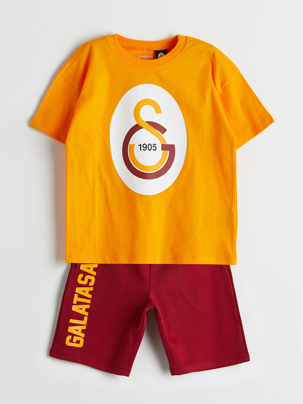 Sarı Galatasaray Baskılı Erkek Çocuk Tişört-2