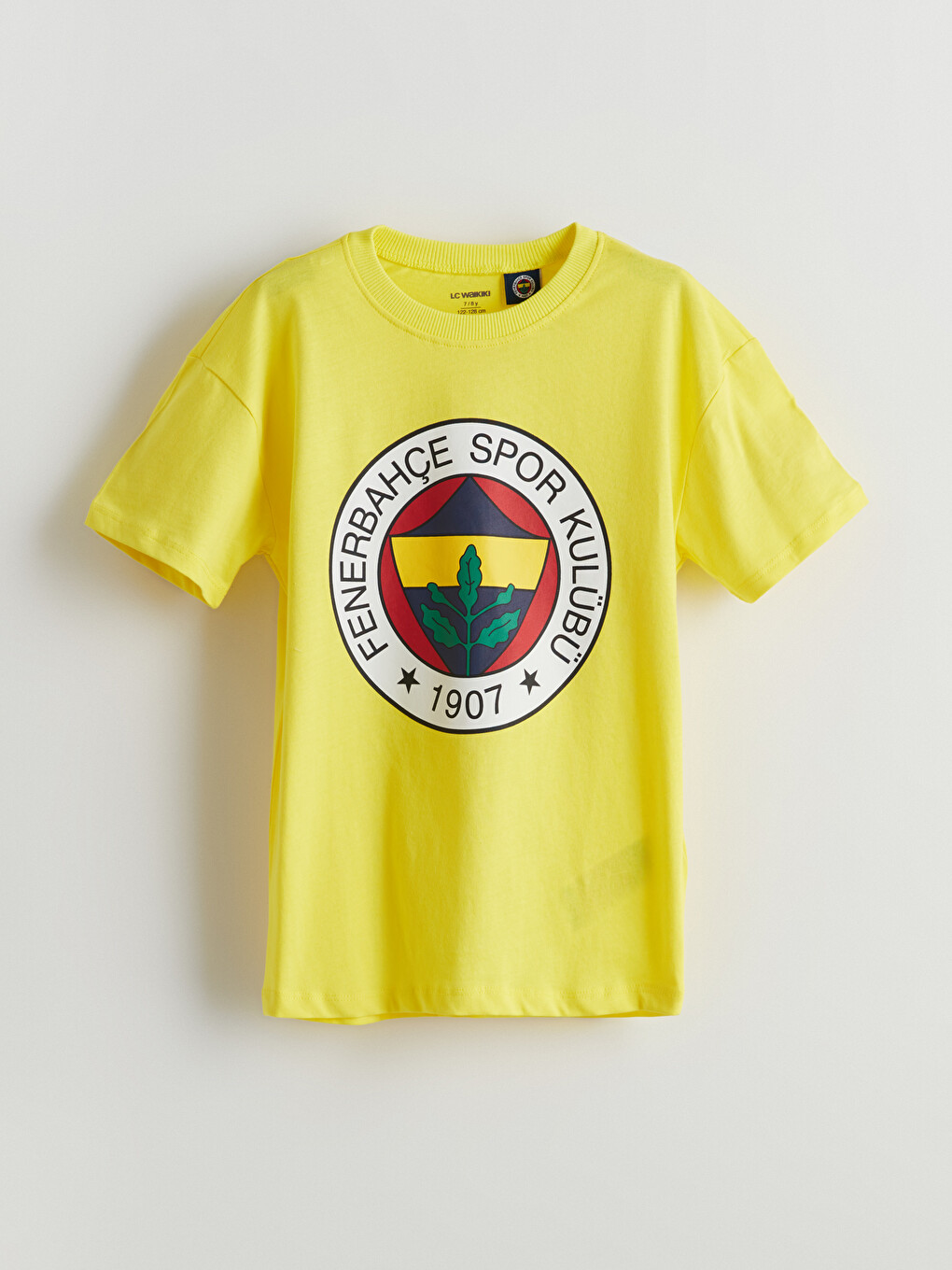 Sarı Fenerbahçe Baskılı Erkek Çocuk Tişört