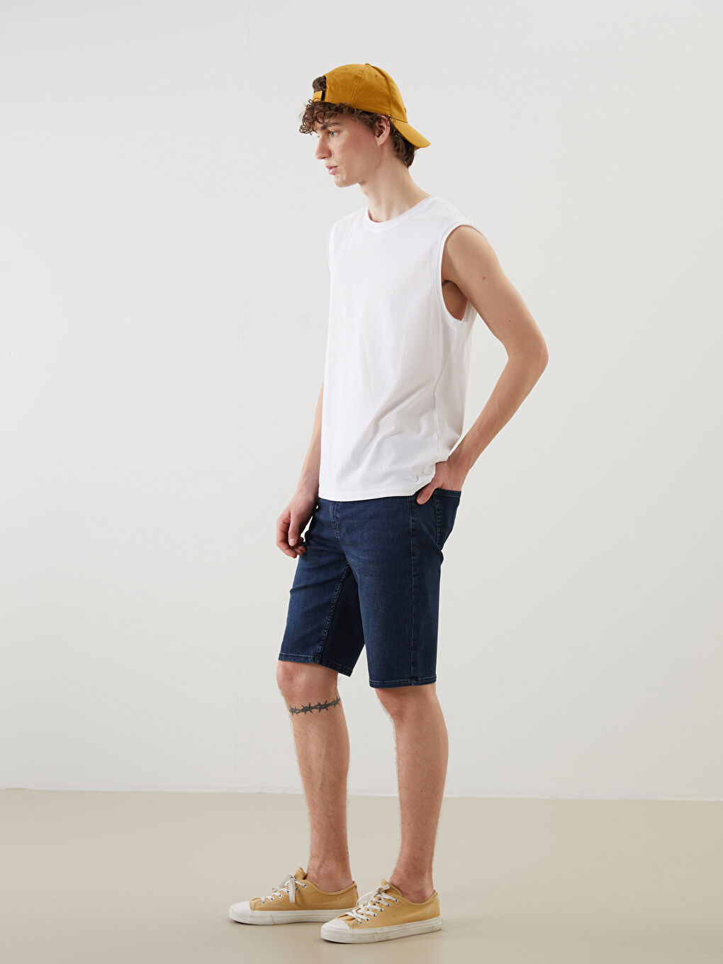 Standard Fit Men's Jean Shorts -S5FN62Z8-309