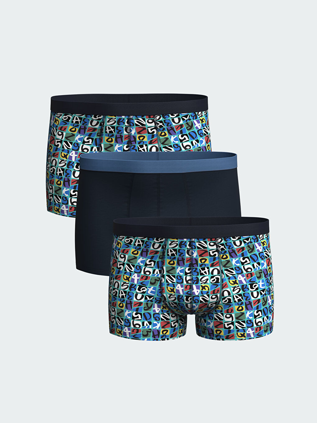 LC WAIKIKI Standard Fit Cotton Stretch Men's Boxer 3-pack -S5FN75Z8-LSJ