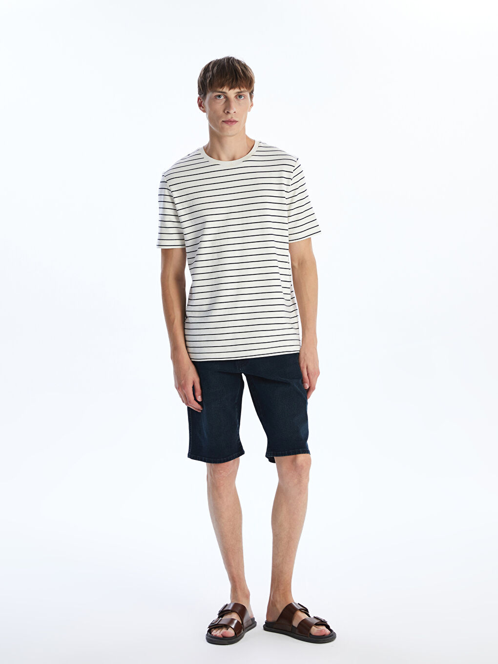 LCW Jeans Standard Fit Men's Denim Shorts -S5FN82Z8-309