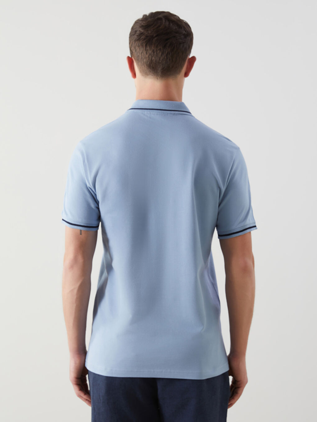 Polo Neck Short Sleeve Pike Men's T-shirt -S5FO03Z8-SPD