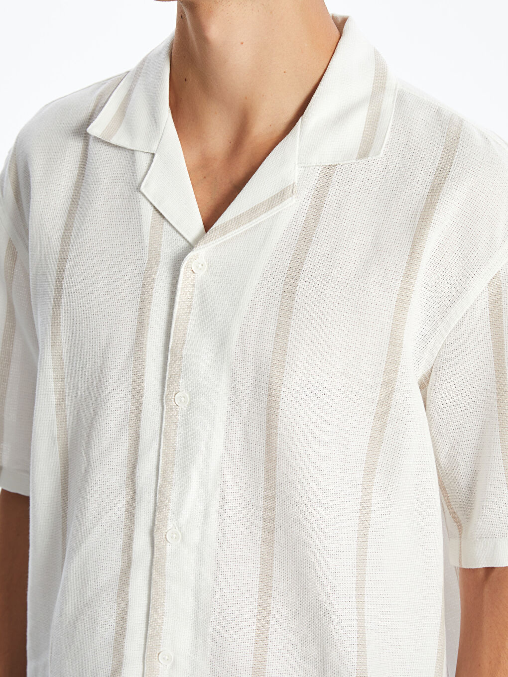 Man BEIGE Shirt -S5FO10Z8-LE8