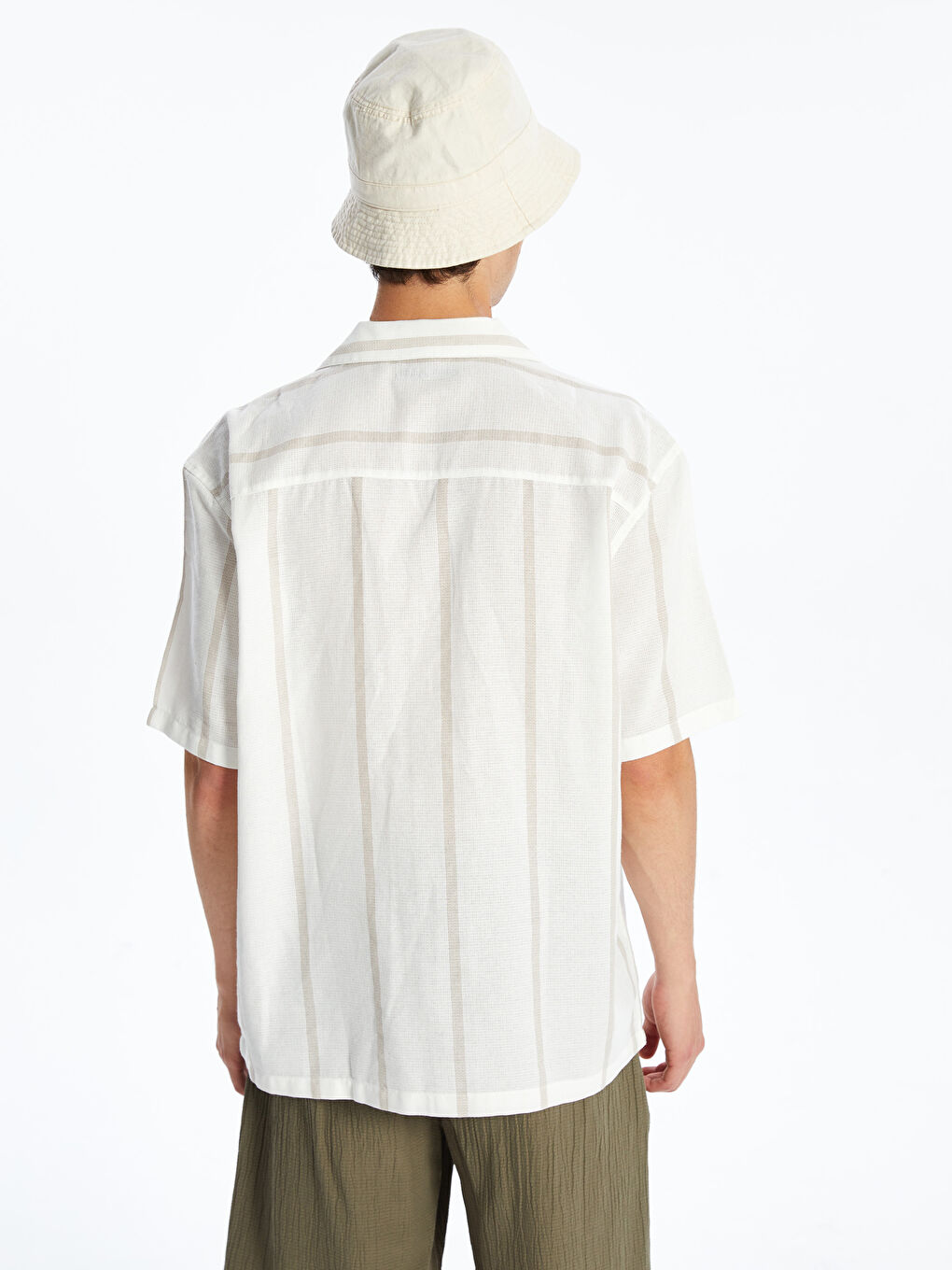Man BEIGE Shirt -S5FO10Z8-LE8