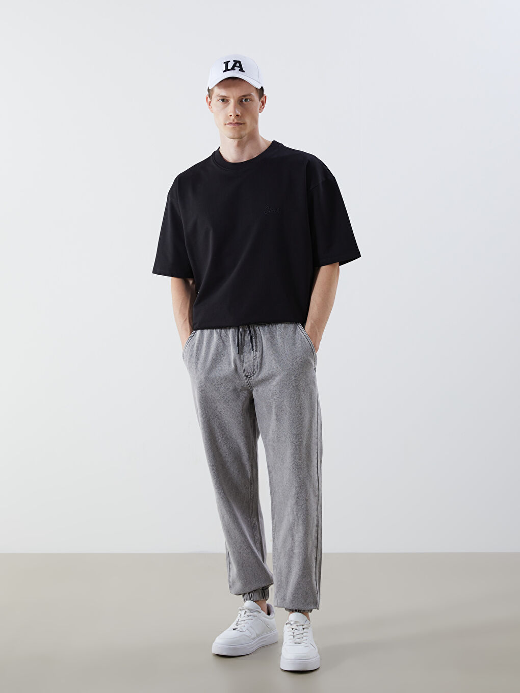 Ерлер сұр Джинсы шалбар