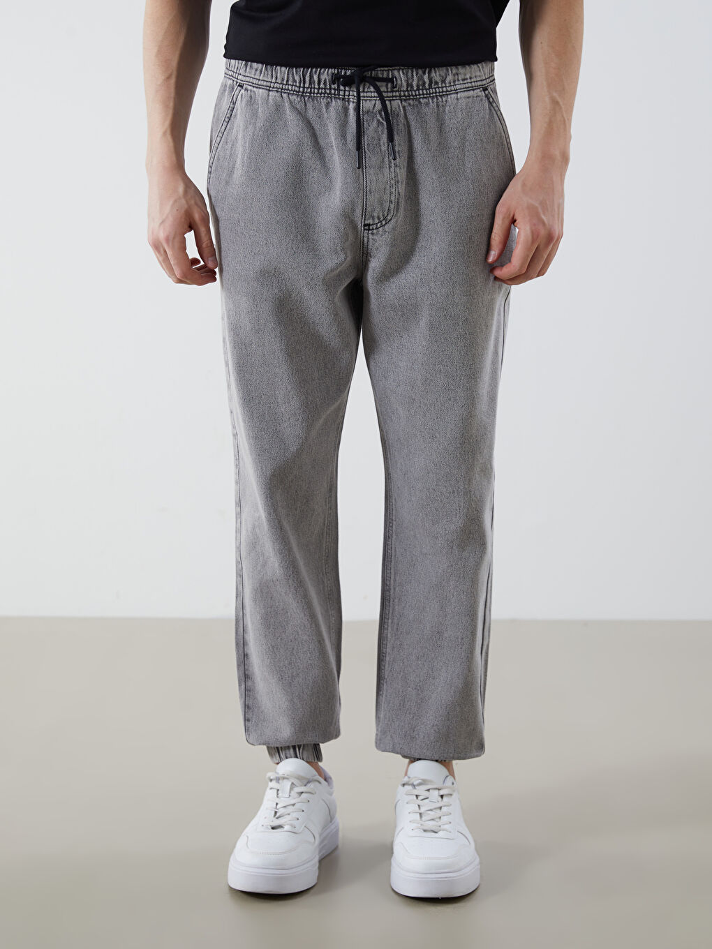 Ерлер сұр Джинсы шалбар-1