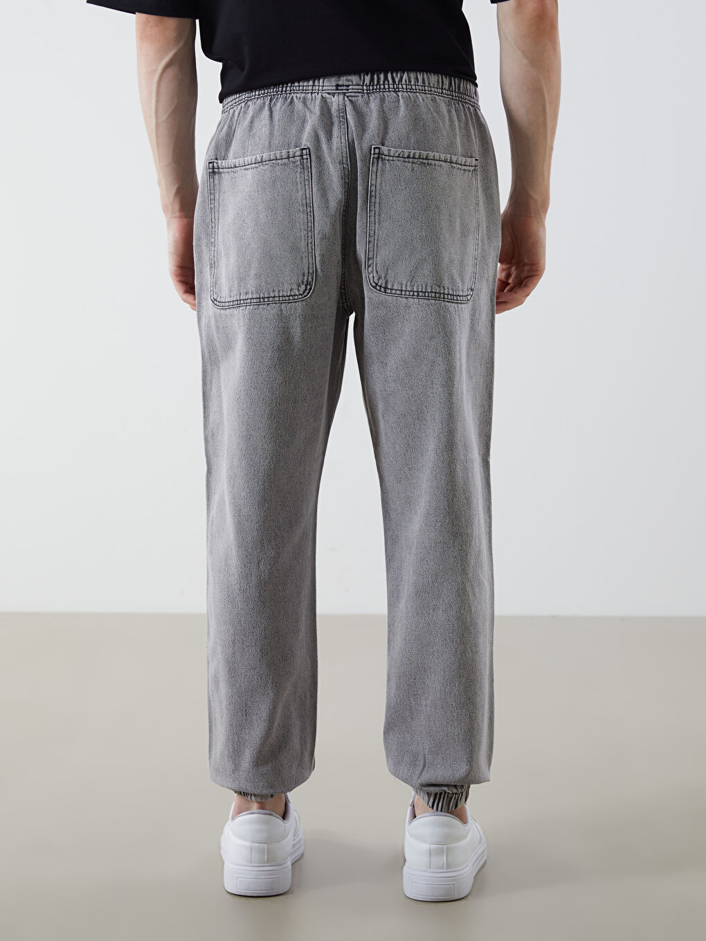 Ерлер сұр Джинсы шалбар-3