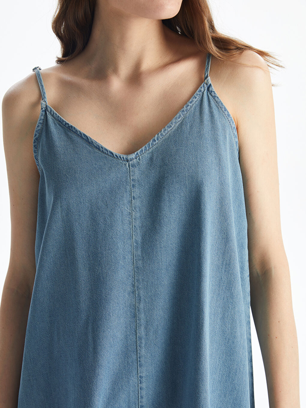 Woman BLUE Denim Dress -S5FO36Z8-Q6L