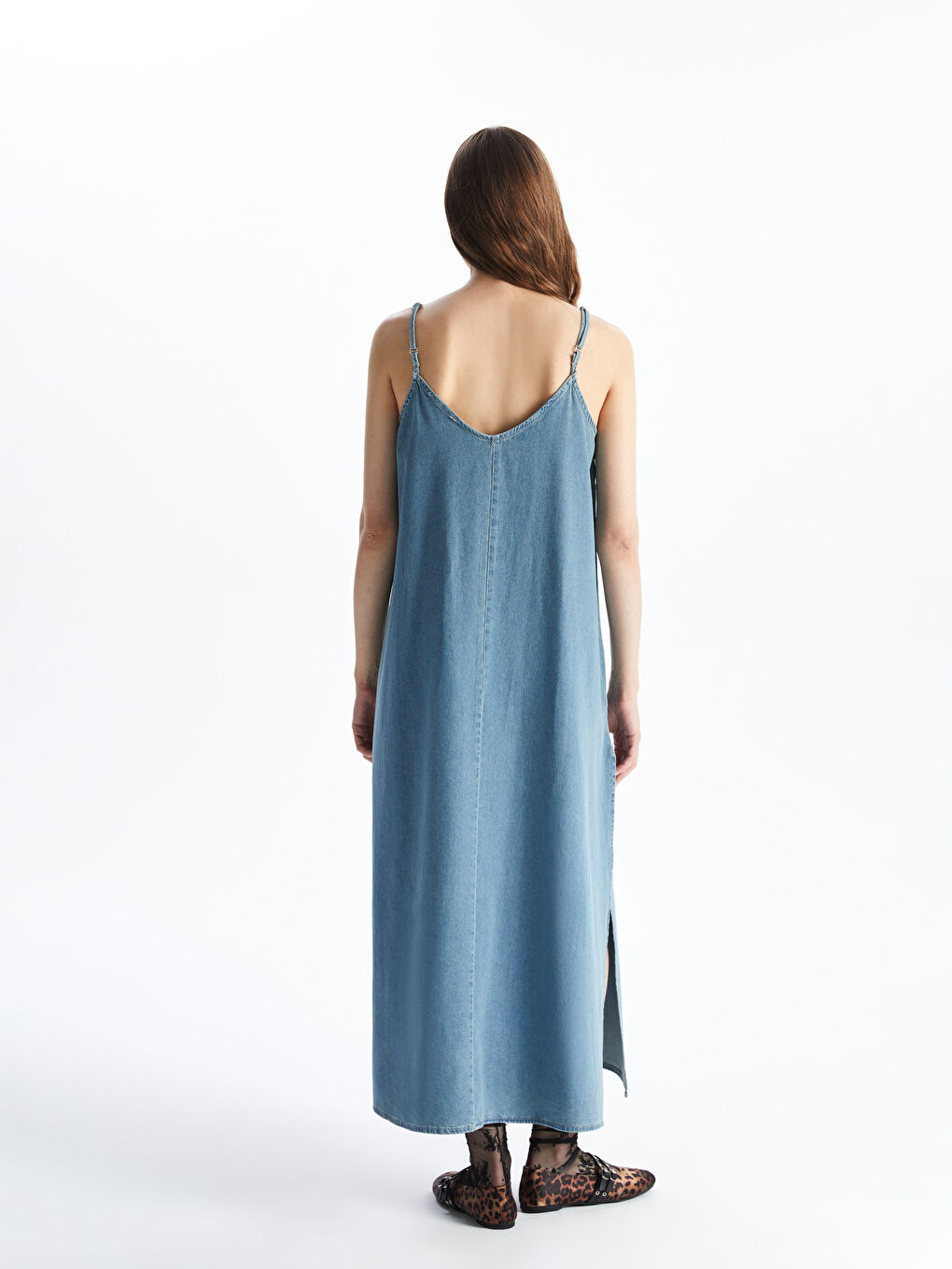 Woman BLUE Denim Dress -S5FO36Z8-Q6L