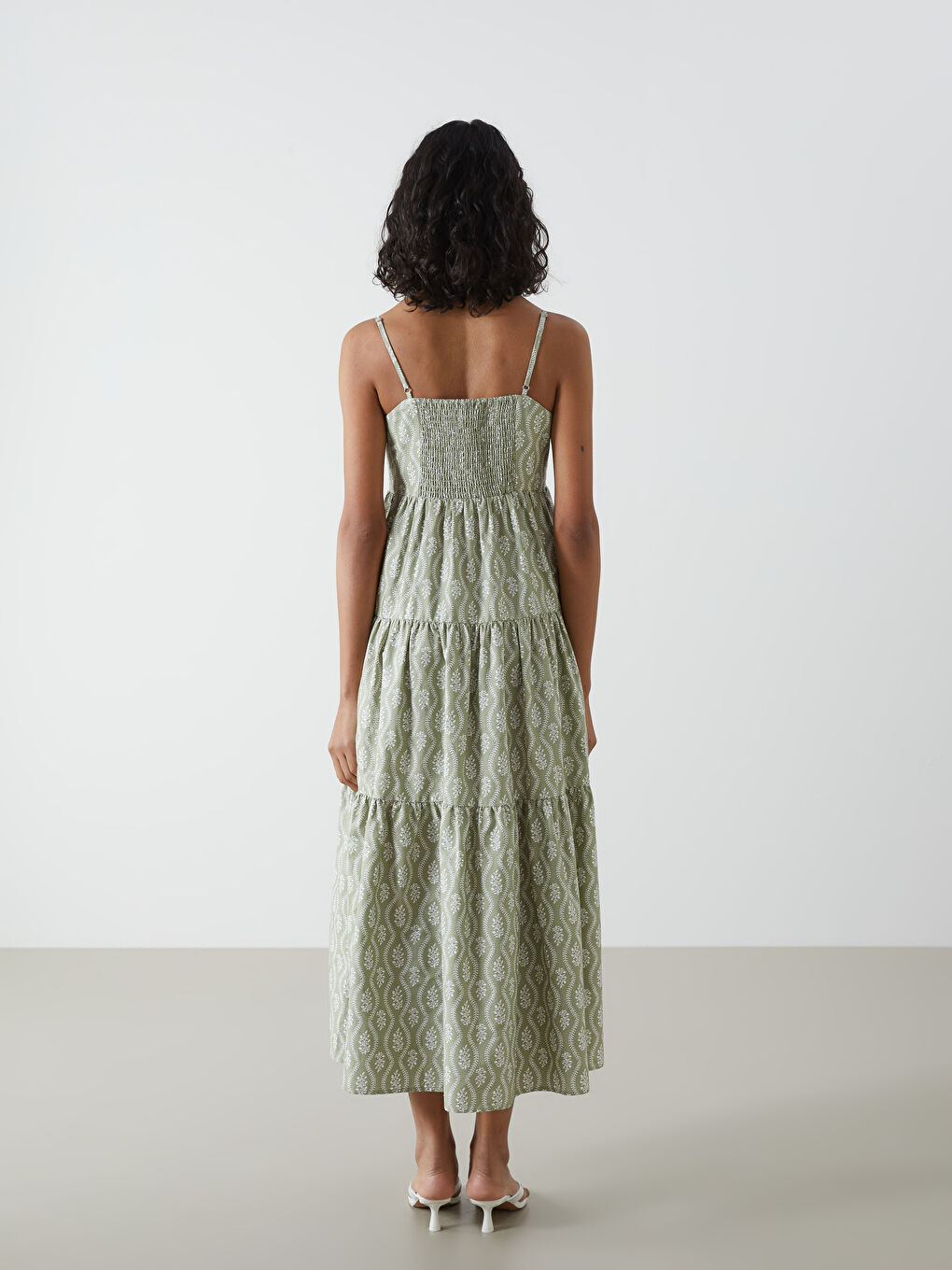 Patterned Poplin Dress -S5FO56Z8-LS5