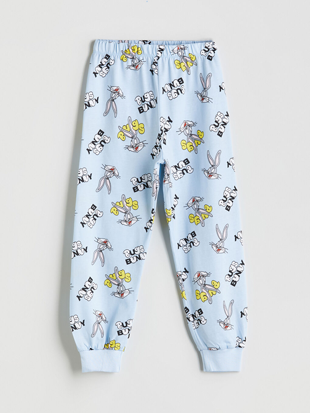 Mavi Bugs Bunny Baskılı Erkek Çocuk Pijama Alt