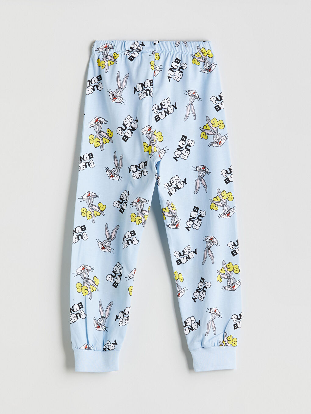 Mavi Bugs Bunny Baskılı Erkek Çocuk Pijama Alt-2