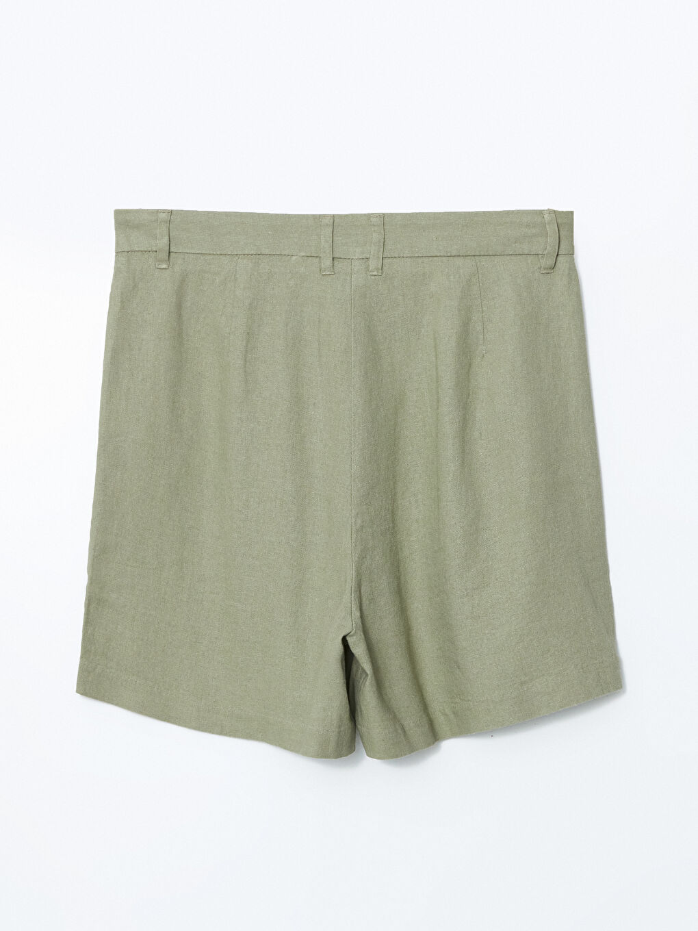 Loose Fit Linen Blend Women's Shorts -S5FO99Z8-VVR