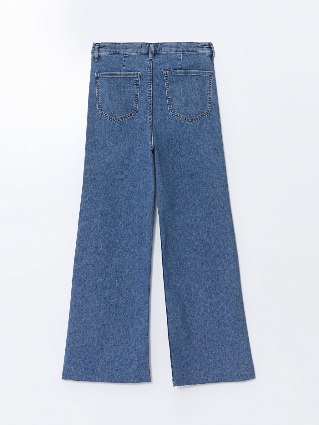 Jean Jambe Large pour Femmes-5