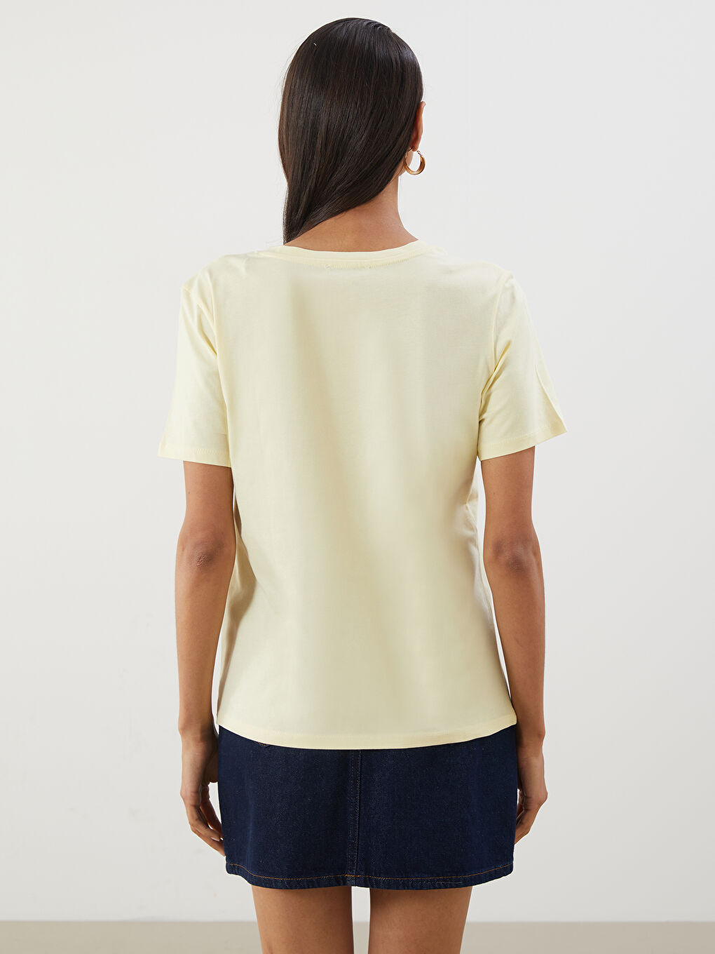 V Neck Women's T-Shirt -S5FP46Z8-FRS