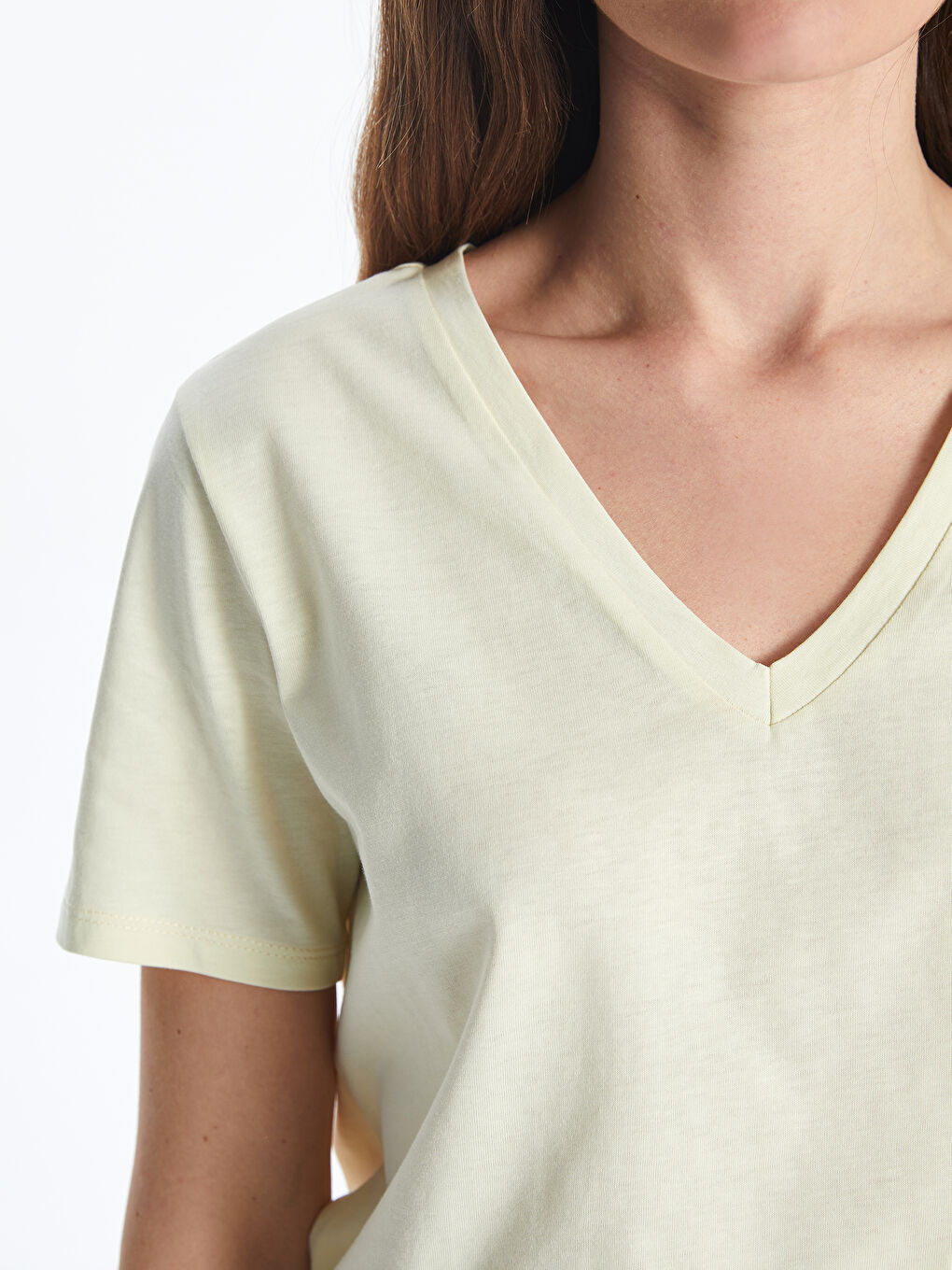 V-Neck Women's T-Shirt -S5FP46Z8-FTJ