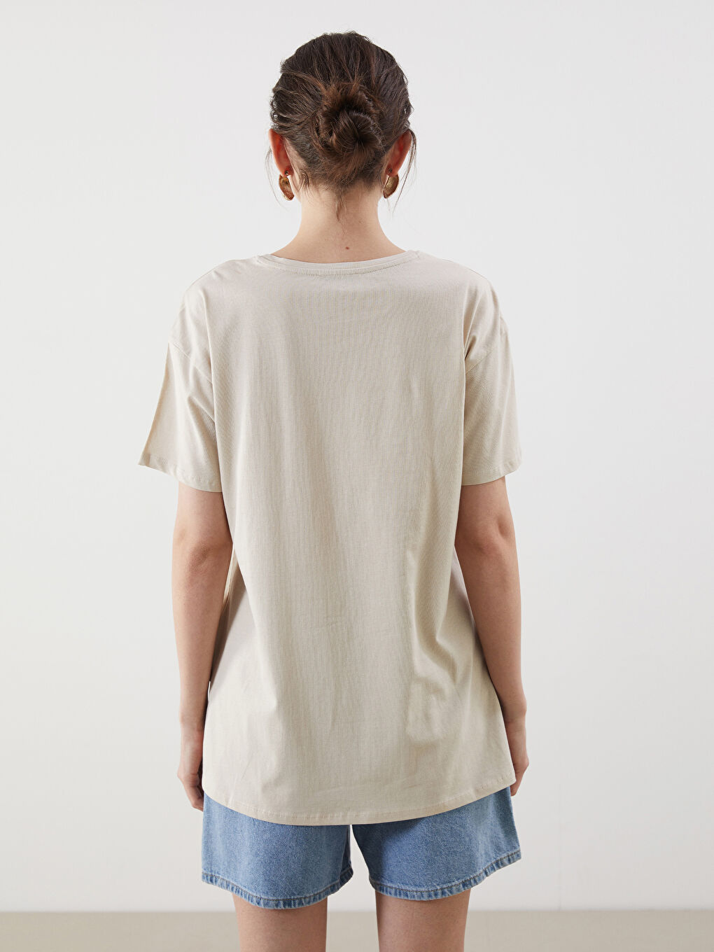 Crew Neck Floral Women's T-Shirt -S5FP63Z8-G7K