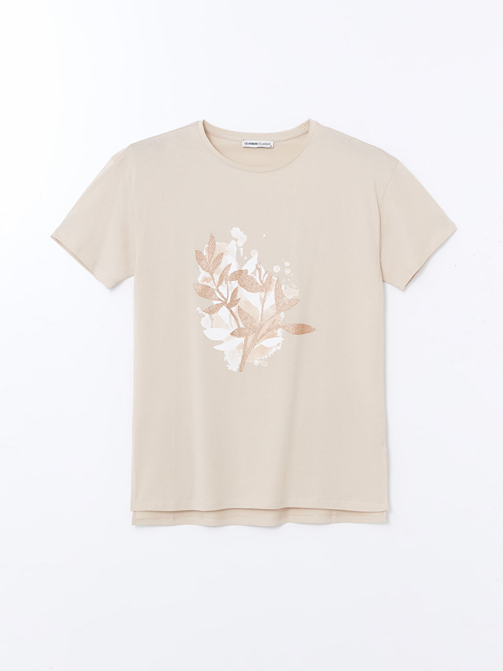 Crew Neck Floral Women's T-Shirt -S5FP63Z8-G7K