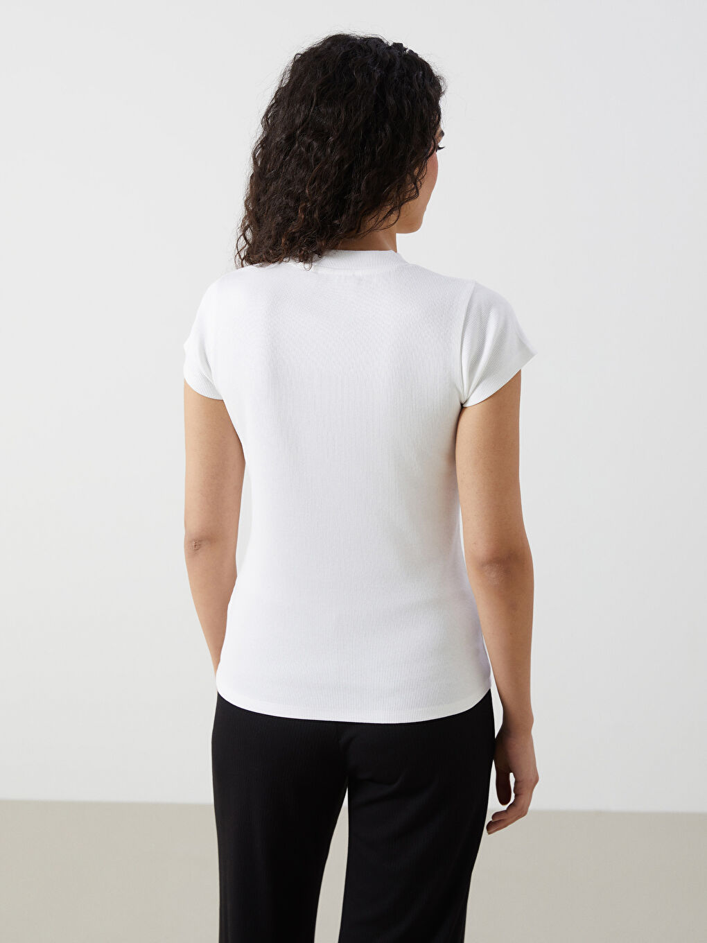 High Neck Women's Bodysuit -S5FQ32Z8-R9J