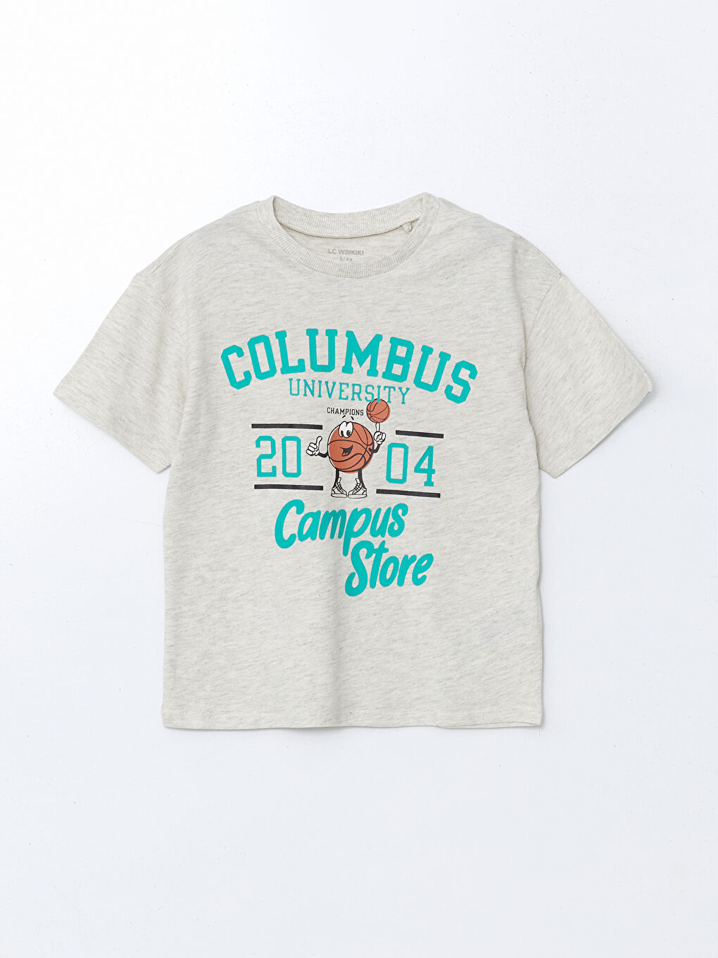 Crew Neck Printed Boy’S T-Shirt And Shorts Set (2 Pcs) -S5FQ34Z1-847