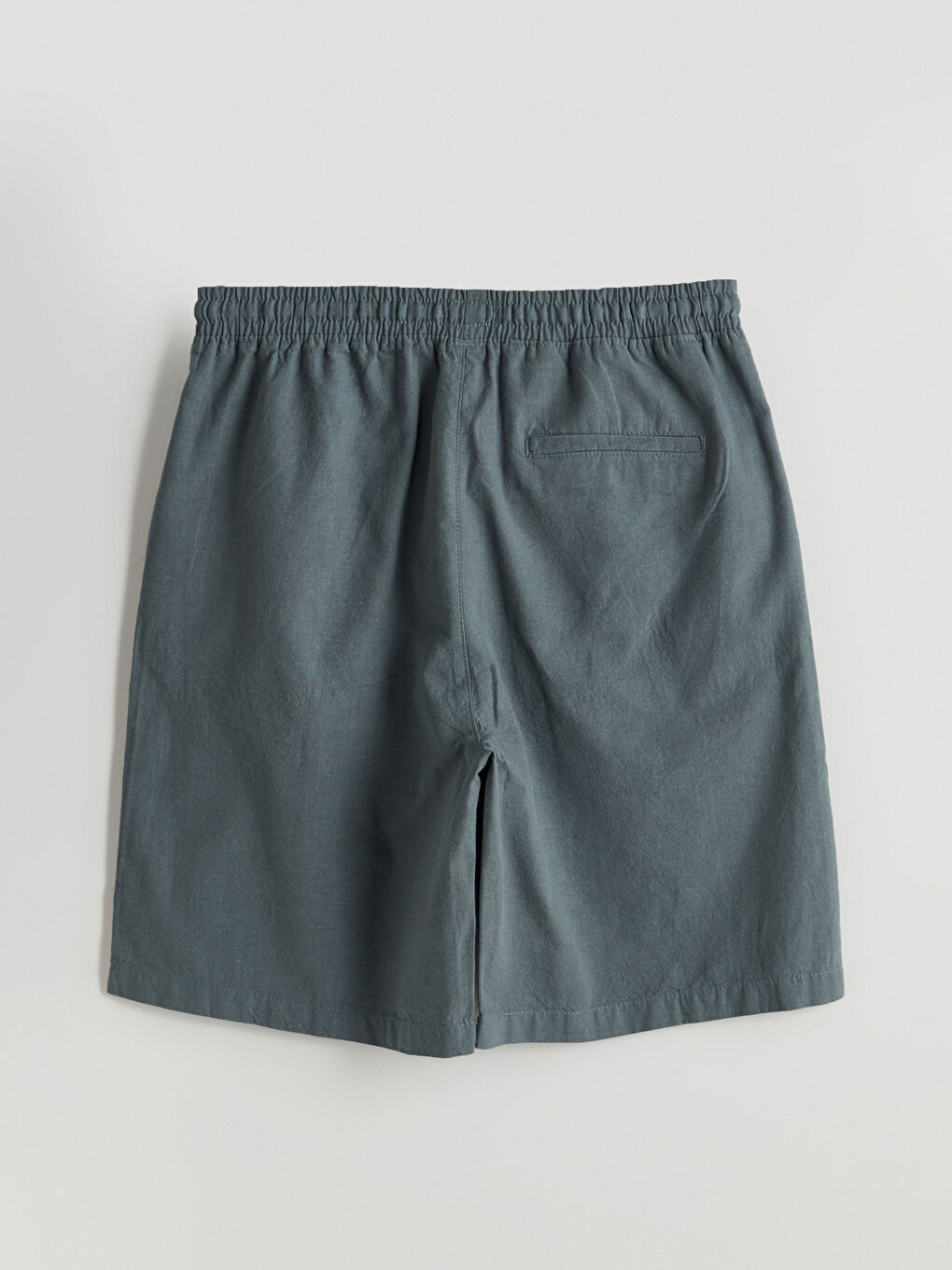 Relaxed Fit Linen Blend Men's Shorts -S5FQ93Z8-Z43