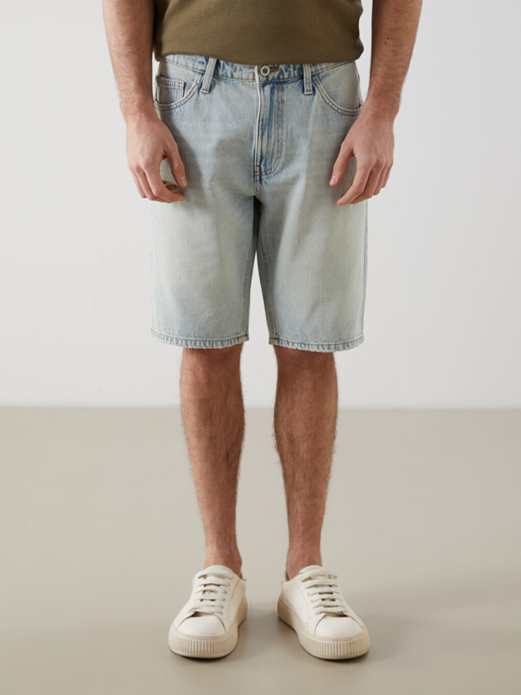 LCW Jeans Standart Kalıp Erkek Jean Şort -S5FQ96Z8-311