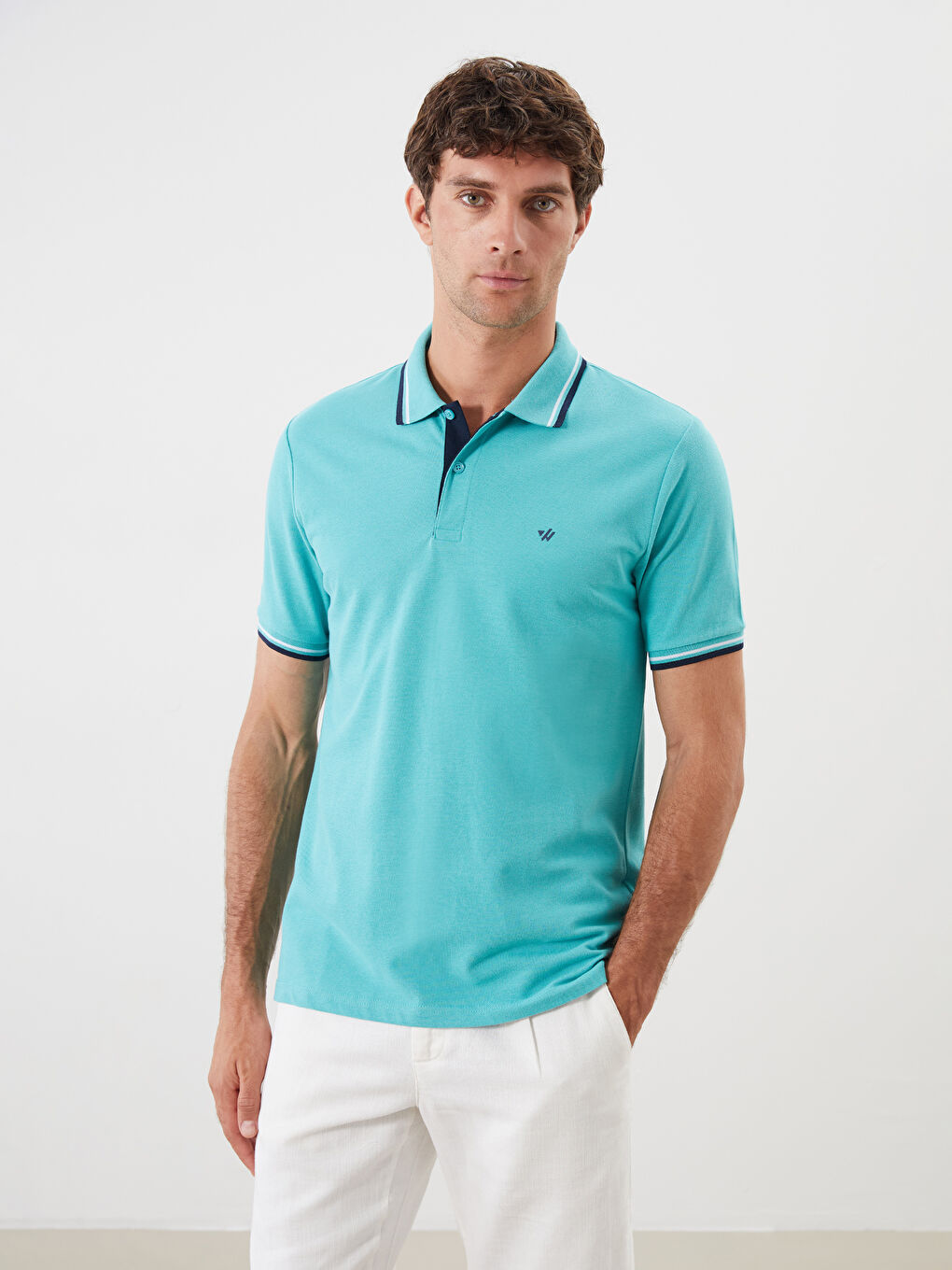 LCWAIKIKI Classic Polo Neck Pique Men's T-Shirt -S5FR01Z8-GGT