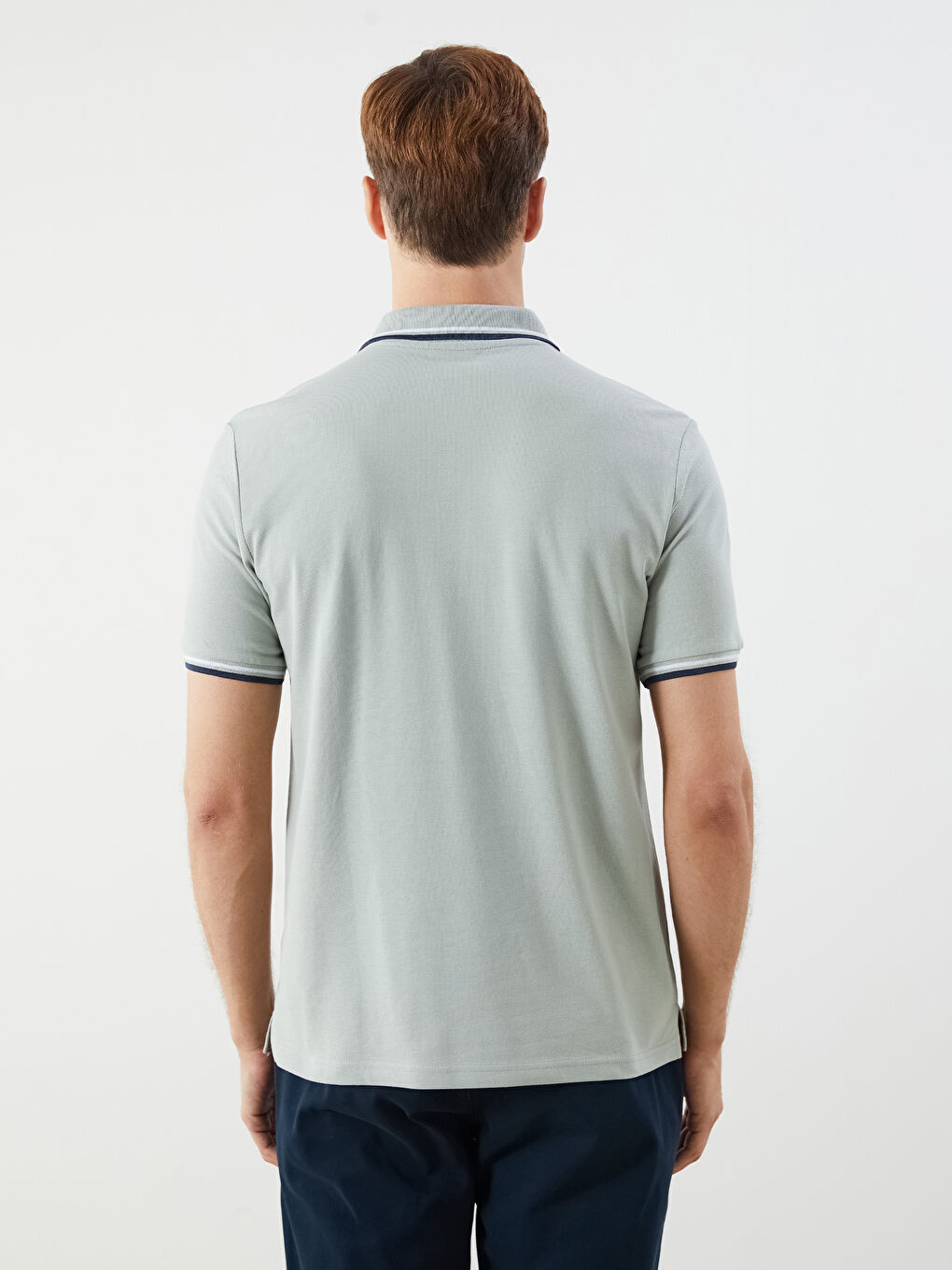 Polo Neck Pique Men's T-Shirt -S5FR01Z8-YJD