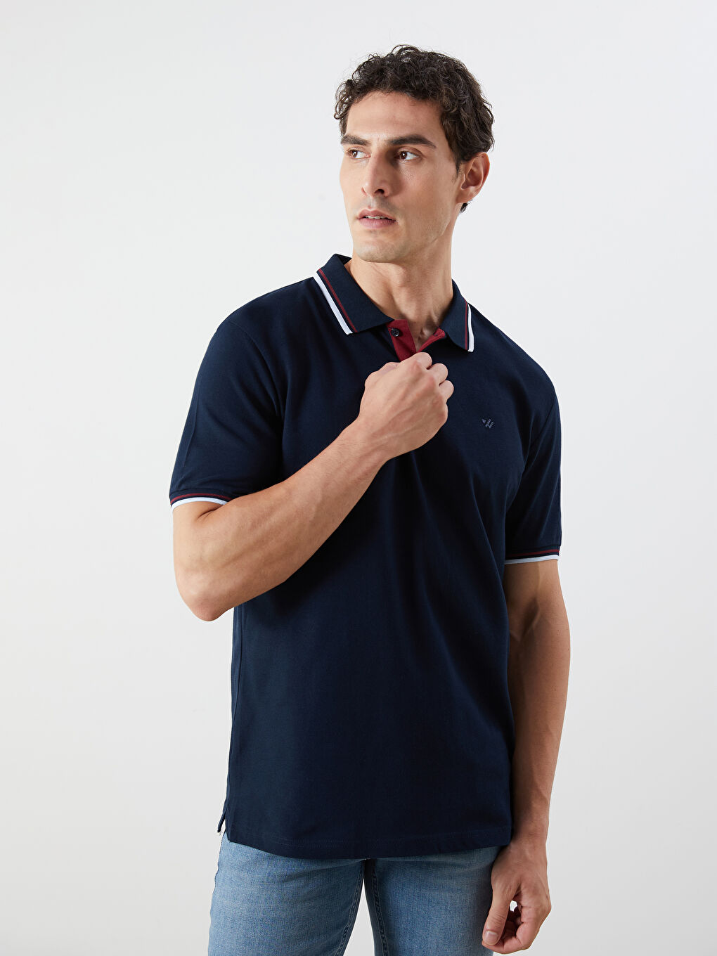 LC Waikiki Polo Ovratnik Pique Muška Majica -S5FR01Z8-RFH