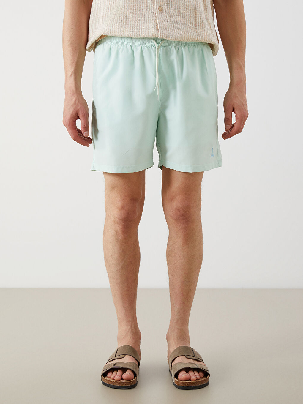 Short Length Basic Men's Swimming Shorts -S5FR02Z8-FQW