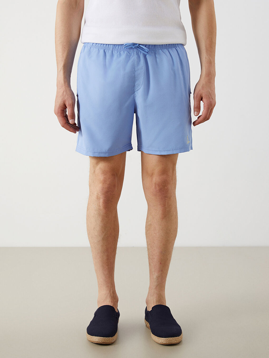 Short Length Basic Men's Swimming Shorts -S5FR02Z8-GHF