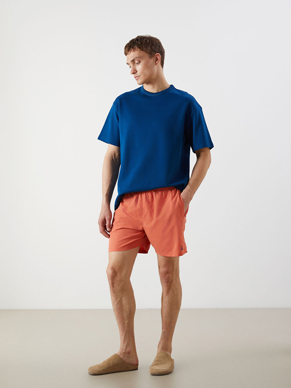 SOUTHBLUE Short Length Basic Men's Swimming Shorts -S5FR02Z8-Y6D