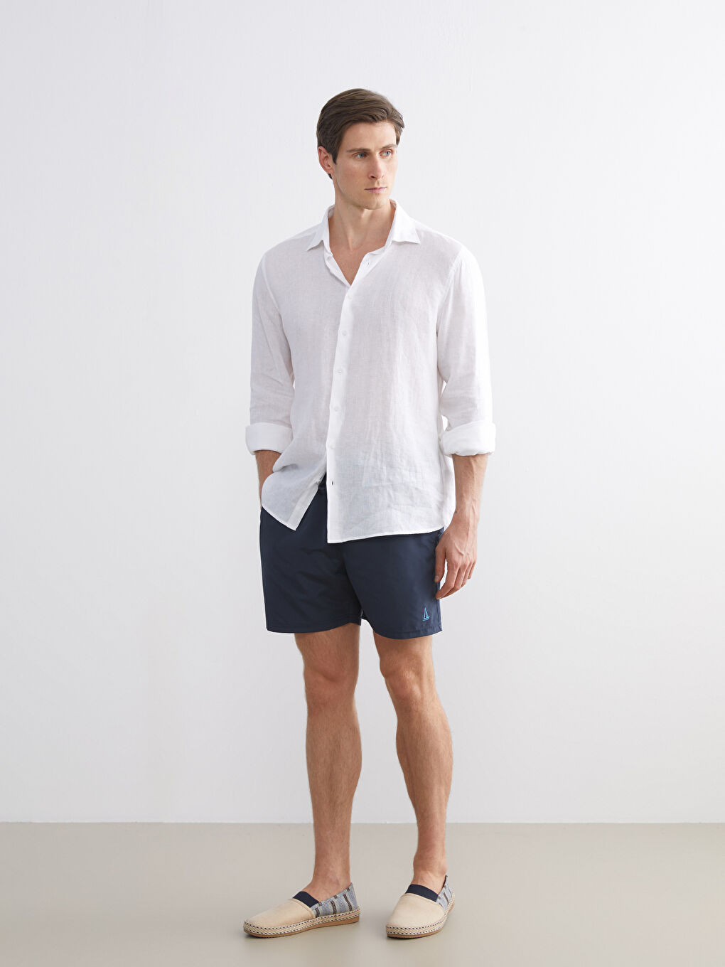 Kısa Boy Basic Erkek Deniz Şortu